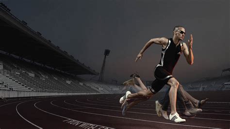 Athletic Running Hd Image High Definition High Resolution Hd