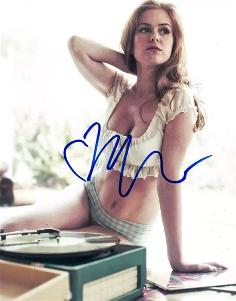 HOT SEXY ISLA FISHER SIGNED WEDDING CRASHER X PHOTO AUTHENTIC AUTOGRAPH COA B Collectible