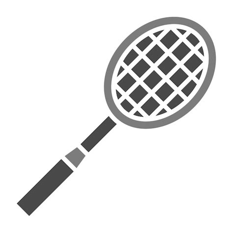 racket icon premium vector