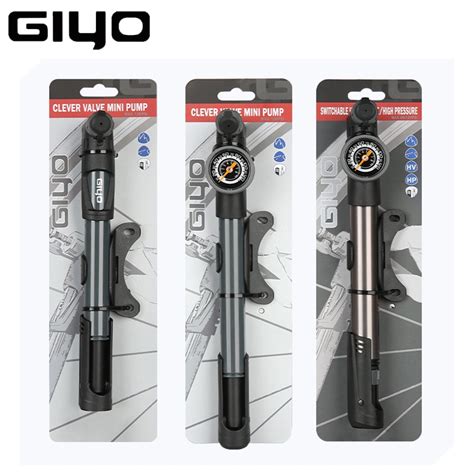 Giyo หัวฉีดปั๊มลมจักรยาน 120PSI แบบพกพา | Shopee Thailand