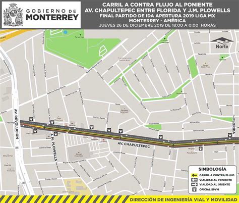 Tendrá Monterrey carril de contraflujo en Avenida Chapultepec