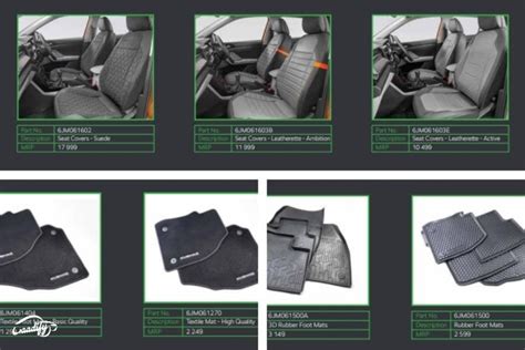 Skoda Kushaq Accessories List Detailed With Prices