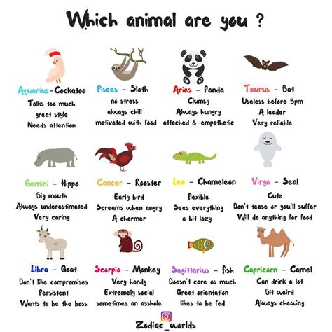 Zodiac Worlds on Instagram: “Which zodiac animal are you ? Comment ...