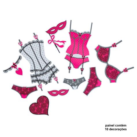 Painel Decorativo Ch De Lingerie Despedida De Solteira