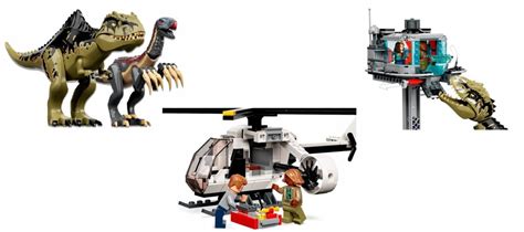 LEGO 76949 Jurassic World - Atak giganotozaura i terizinozaura ...