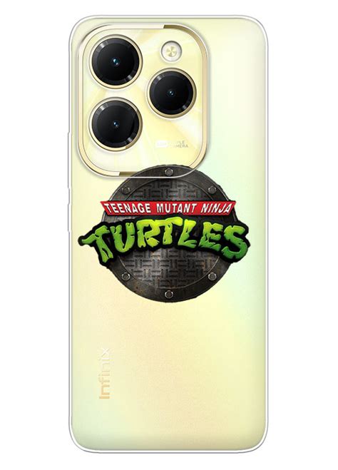 Infinix Hot 40 Pro чохол силіконовий прозорий Teenage Mutant Ninja Turtles TMNT Черепашки