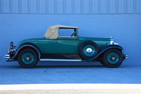 1931 Packard 840 Convertible Green Rwd Manual Deluxe For Sale
