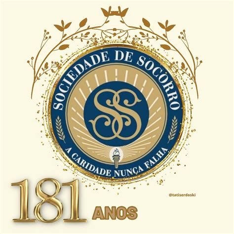 Logo Sociedade De Socorro 181 Anos 181 Anos Da Sociedade De Socorro