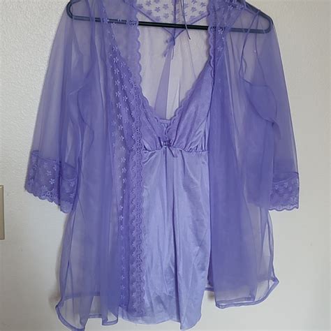 Vintage Intimates Sleepwear Vtg Two Piece Lingerie Set Poshmark