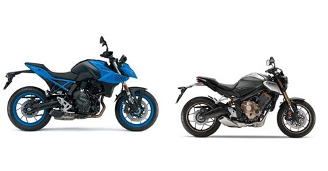 Motorrad Vergleich Suzuki Gsx S Vs Honda Cb R