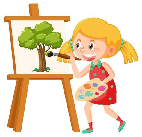 Canvas Painting Clip Art