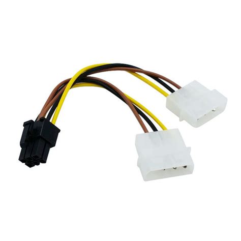 Dual Molex 4Pin To 6Pin Power Cable – hashrate
