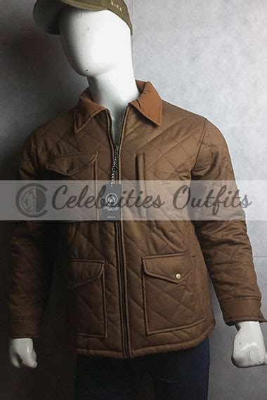 Yellowstone Kevin Costner John Dutton Brown Quilted Jacket