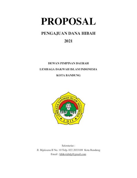 Pdf Proposal Sabilulungan Proposal Pengajuan Dana