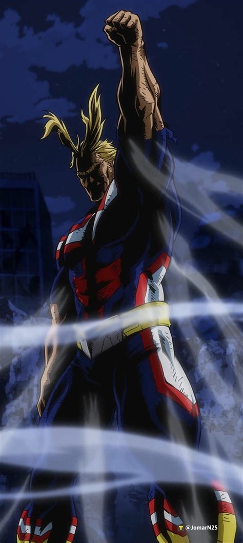 All Mighty Victory Pose Boku No Hero Academia Móvil Todo Poder Y Deku Fondo De Pantalla Del