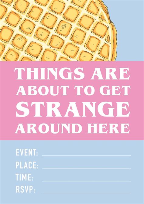 How to throw a mini stranger things party free printable invite – Artofit