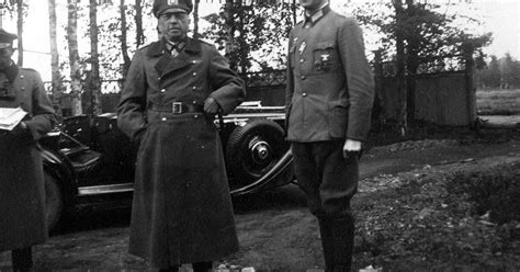 Ritterkreuzträger Georg Von Küchler With Heer Officer