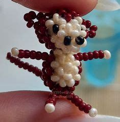 обезьянка | Бисероплетение, Бисер, Артбуки