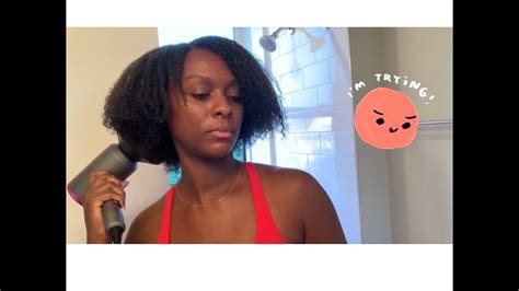 My First Ever Wash N Go On Natural Hair With Innersense And Uncle Funkys Curl Stimulator Youtube