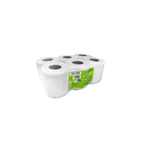 Rollos De Papel Secamanos Mecha Maxi Economy 6 Uds