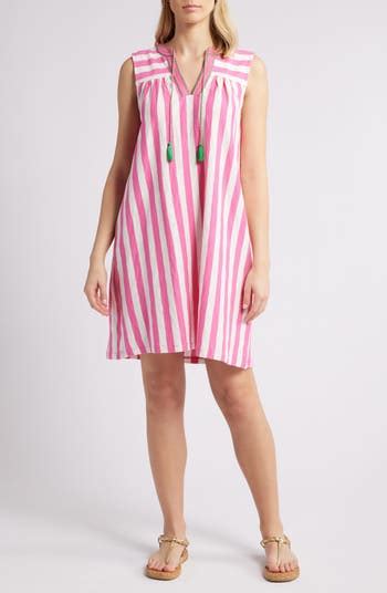 Boden Nadine Stripe Cotton Shift Dress Nordstrom