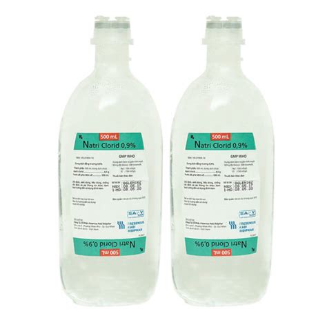 Natri Clorid 0 9 500ml bổ sung natri clorid và nước