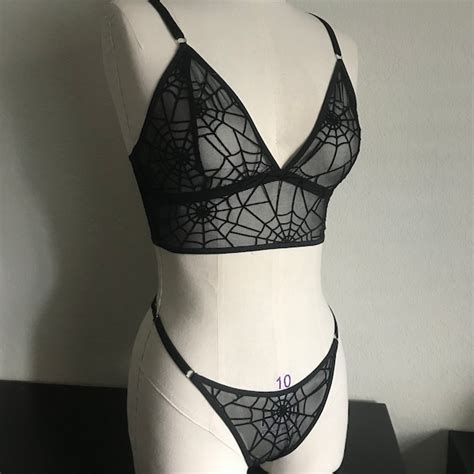Spiderweb Lingerie Etsy