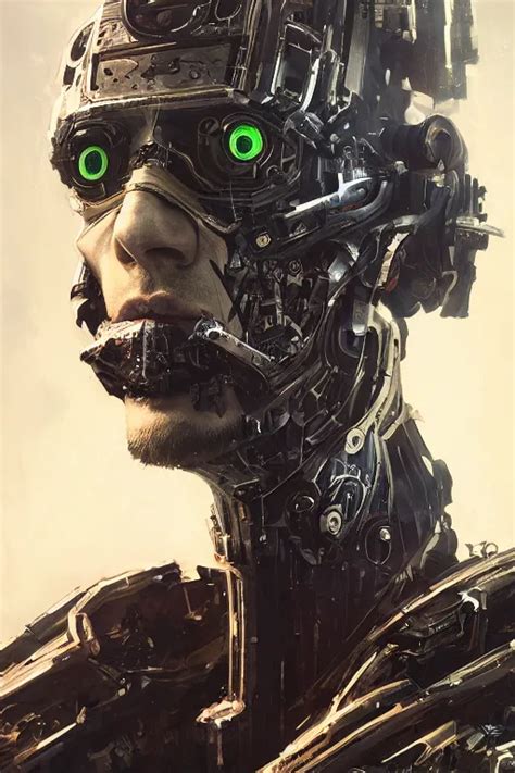 A Fancy Portrait Of Jacksepticeye As A Cyborg By Greg Stable