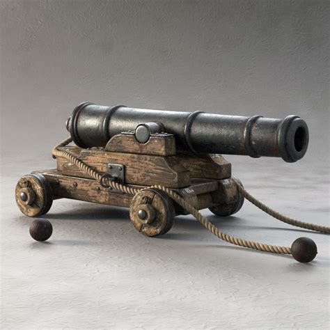 ds max cannon pirate ship cannon pirate ship pirates