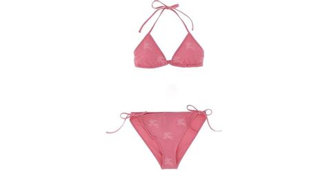Burberry Summer Capsule Bikini In Pink Lyst