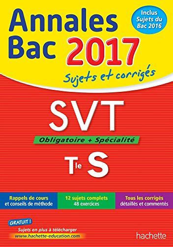 SVT obligatoire spécialité Tle S Sujets et corrigés by Patrice