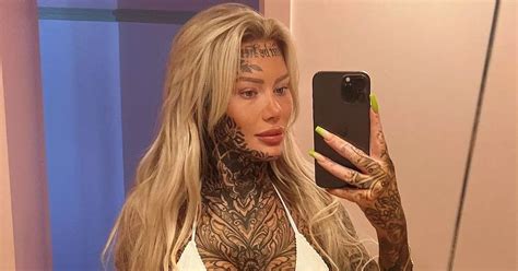 Britain S Most Tattooed Woman Strips To Teeny Bikini To Show Off 35k Ink Daily Star
