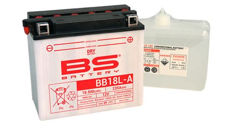 Batterie BS Battery YB18L A 12V 18Ah 235A Pyrénées Batteries