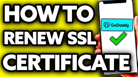 How To Renew Ssl Certificate Godaddy Very Easy Youtube