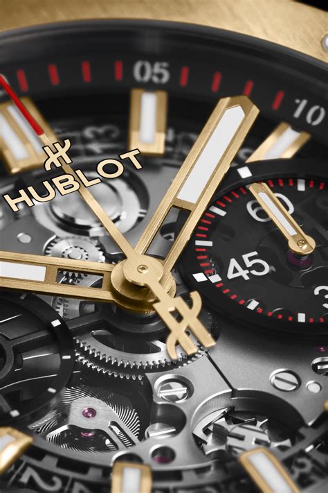 Hublot Orologio Da Polso Big Bang In Oro Giallo Color Squelette Pisa 1940