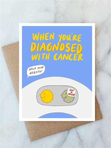 The Cancer Patient Card Funny Diagnosed With Cancer Card Ct Etsy