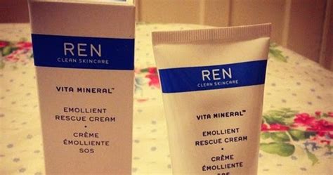 Ren Emollient Rescue Cream Moisturiser Skincare Chloeharriets