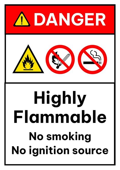 Highly flammable poster template | Free Photo - rawpixel