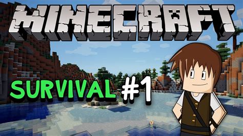 Minecraft Survival Sobrevivendo Primeira Noite Youtube