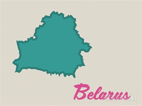 Maps Clipart Belarus Country Map Clipart 2