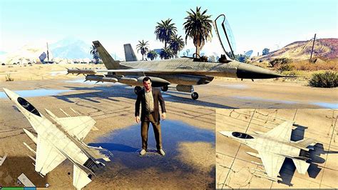 Grand Theft Auto V Gta 5 How To Fly Steal A Fighter Jet From Army Base 4k Watch Youtube