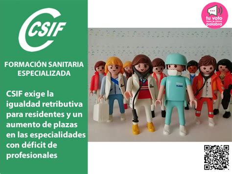 Csif Csif Exige La Igualdad Retributiva Para Residentes Y Un Aumento