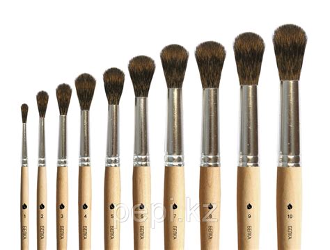 Кисти для рисования белка, круглая №4: продажа, цена в Караганде ...