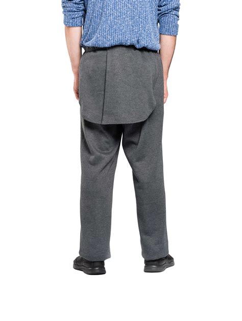 Fleece Open Back Pants Ashleys Adaptive Apparel