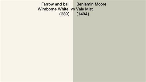 Farrow And Ball Wimborne White Vs Benjamin Moore Vale Mist