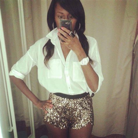 Sequin shorts :) | Outfits, Sequin shorts, Sequins