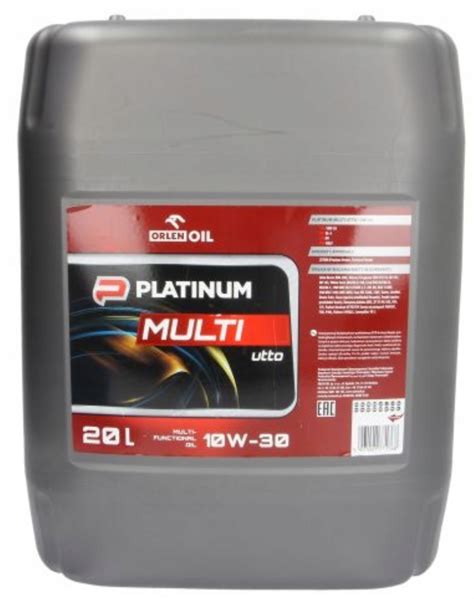 Масло Orlen PLATINUM MULTI UTTO 10W-30 20L купить на Avtoex из Польши в ...