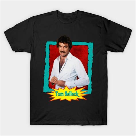 Tom Selleck Iconic 80s Hot Sexy Tom Selleck T Shirt Sold By Fresco Melissa SKU 94108279