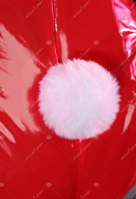 Halloween Bunny Girl Costume Red Bunny Sexy Lingerie Bodysuit Outfit Top Quality Lingerie