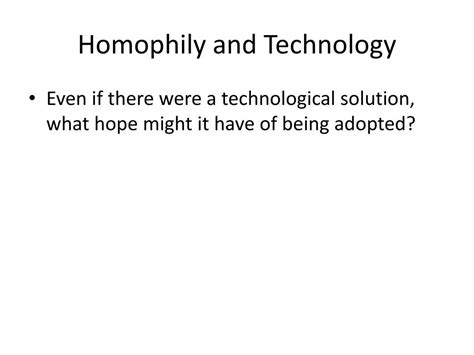 PPT - The Perils of Homophily PowerPoint Presentation, free download - ID:1898477